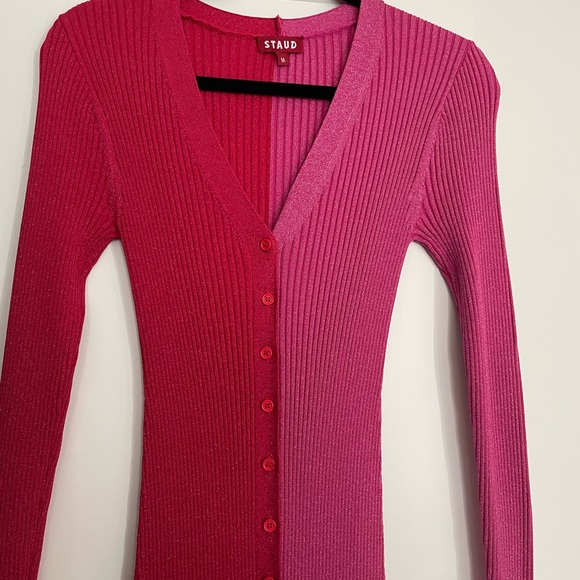 Staud
Shoko Colorblocked Midi-Dress - Picture 8 of 9